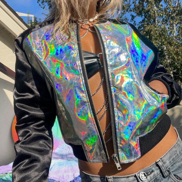 UNIF HOLO Bomber *RARE* XS 🔥 - Picture 4 of 4